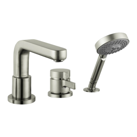 Hans Grohe Metris S 04135 0 Series Installation/User Instructions/Warranty