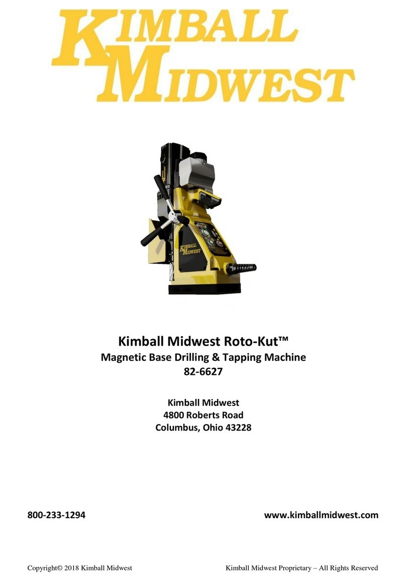 KIMBALL MIDWEST Roto-Kut 82-6627 manual
