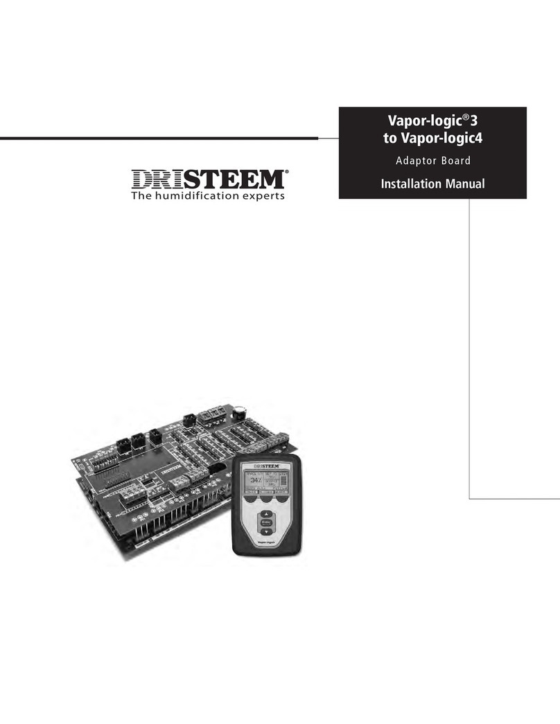 DriSteem VAPOR-LOGIC 3 installation manual