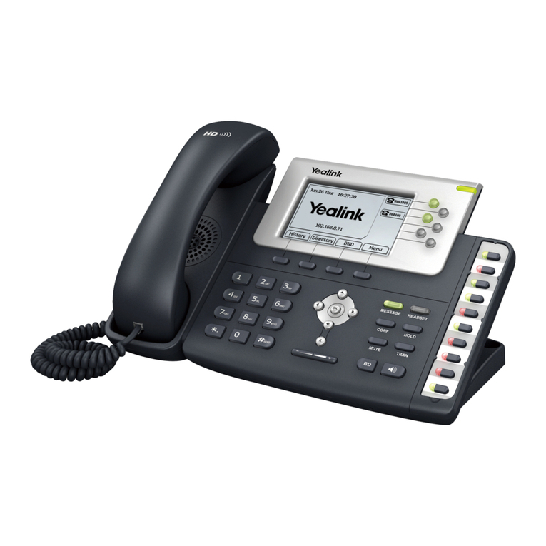 Yealink Yealink SIP-T28P User manual