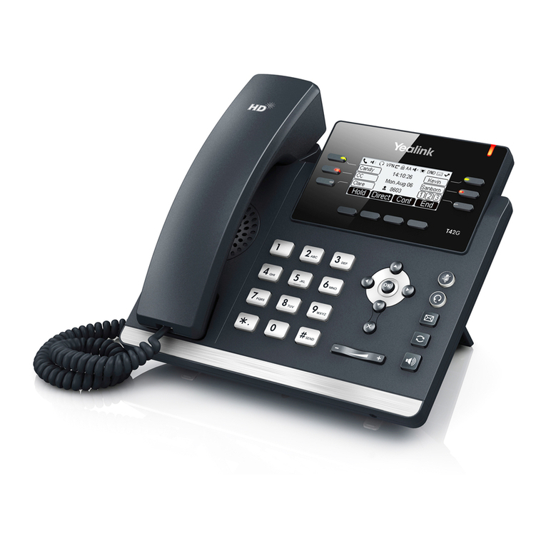Yealink Yealink SIP-T42G User manual