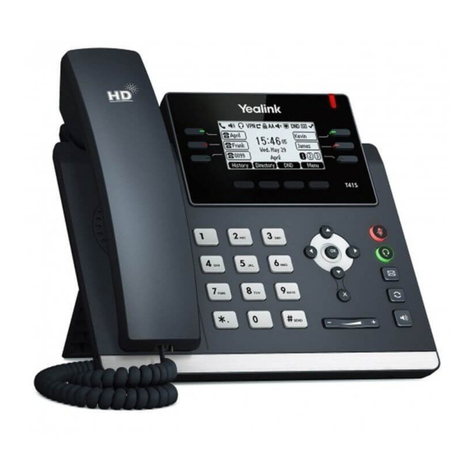 Yealink SIP-T41S User manual