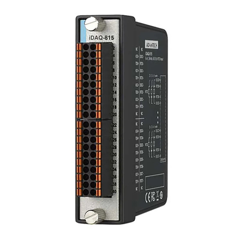 Advantech iDAQ-815 User manual