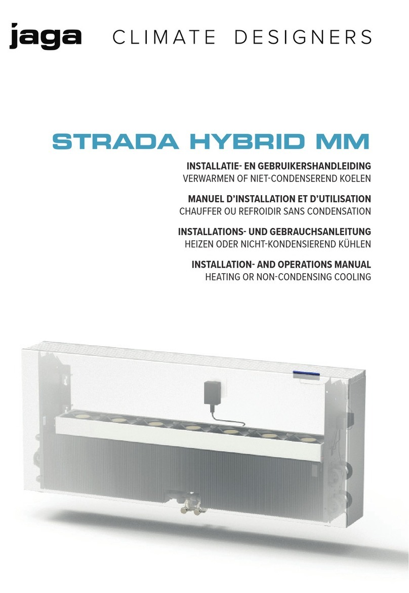 Jaga STRADA HYBRID MM Installation and operation manual