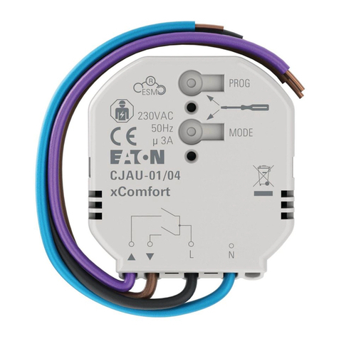 Eaton CJAU-01/04 Series Instruction leaflet