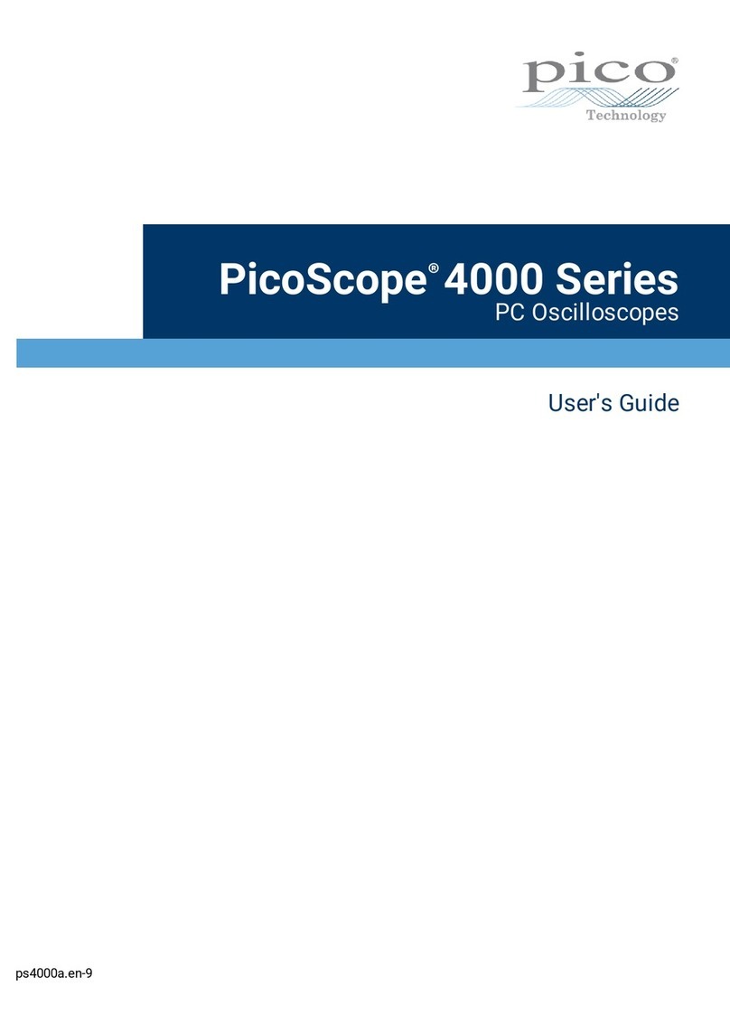 PICO PicoScope 4000 Series User manual