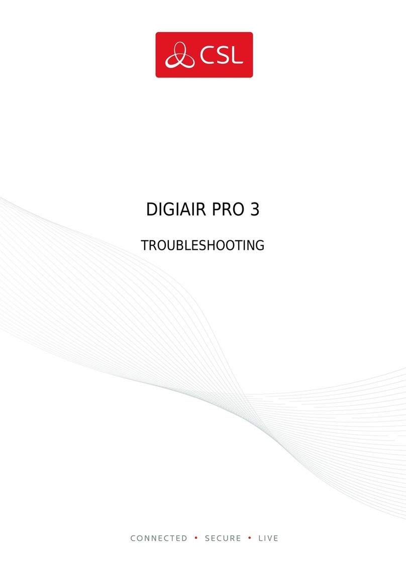 CSL DigiAir Pro 3 Operating instructions