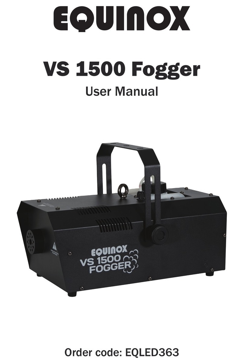 Equinox Systems VS 1500 Fogger user manual