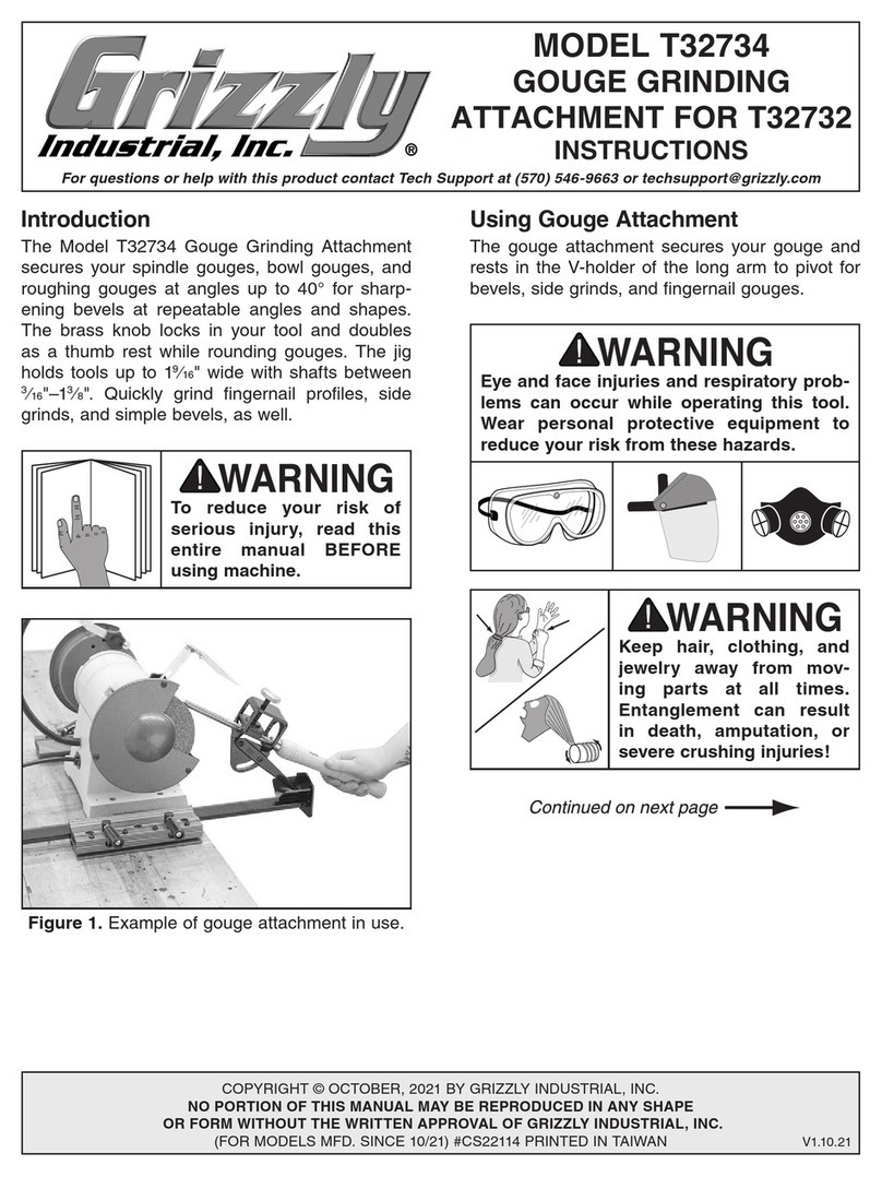 Grizzly T32734 User manual