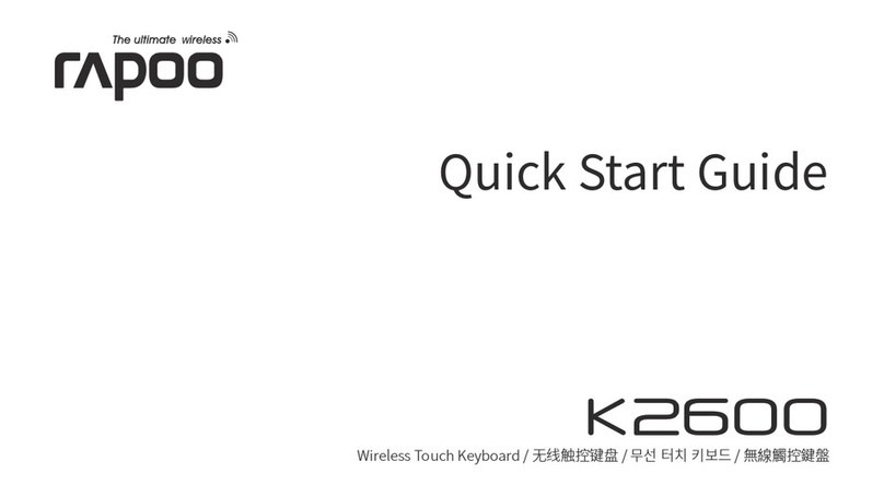 Rapoo K2600 quick start guide