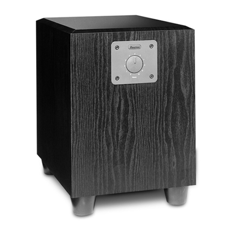 Boston Acoustics PowerVent PV400 Service guide