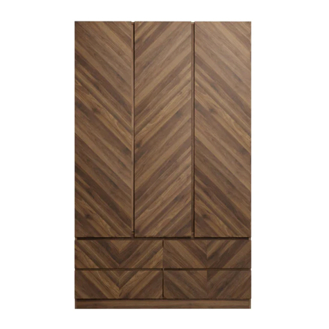 GFW CATANIA 3 DOOR 4 DRAWER WARDROBE Assembly instructions GFW CATANIA 3 DOOR 4 DRAWER WARDROBE Assembly instructions