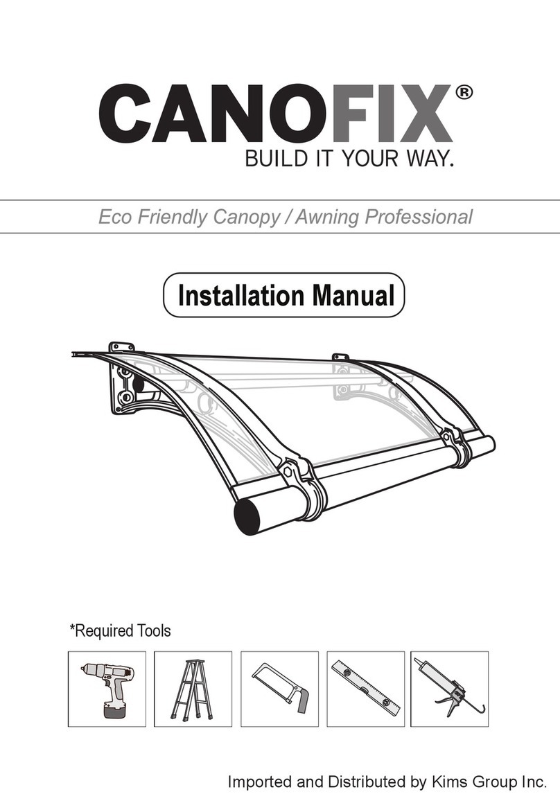 Canofix Eco Friendly Canopy installation manual