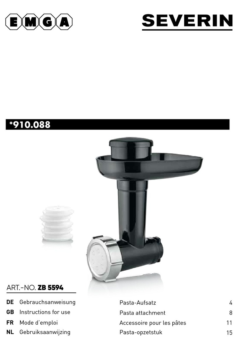 SEVERIN EMGA 910.088 Instructions for use
