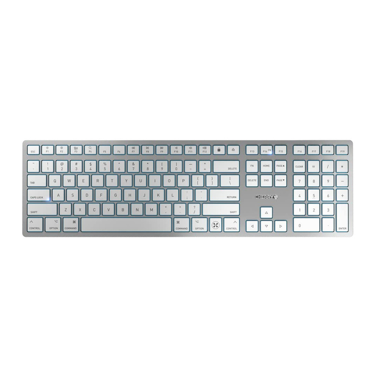 Cherry KW 9100 SLIM For Mac User manual