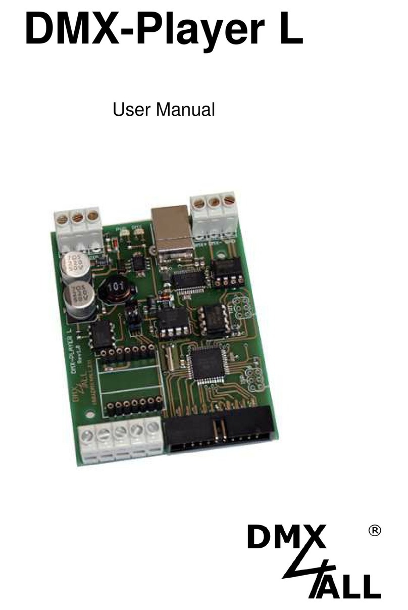 DMX4ALL DMX-Player L User manual DMX4ALL DMX-Player L User manual
