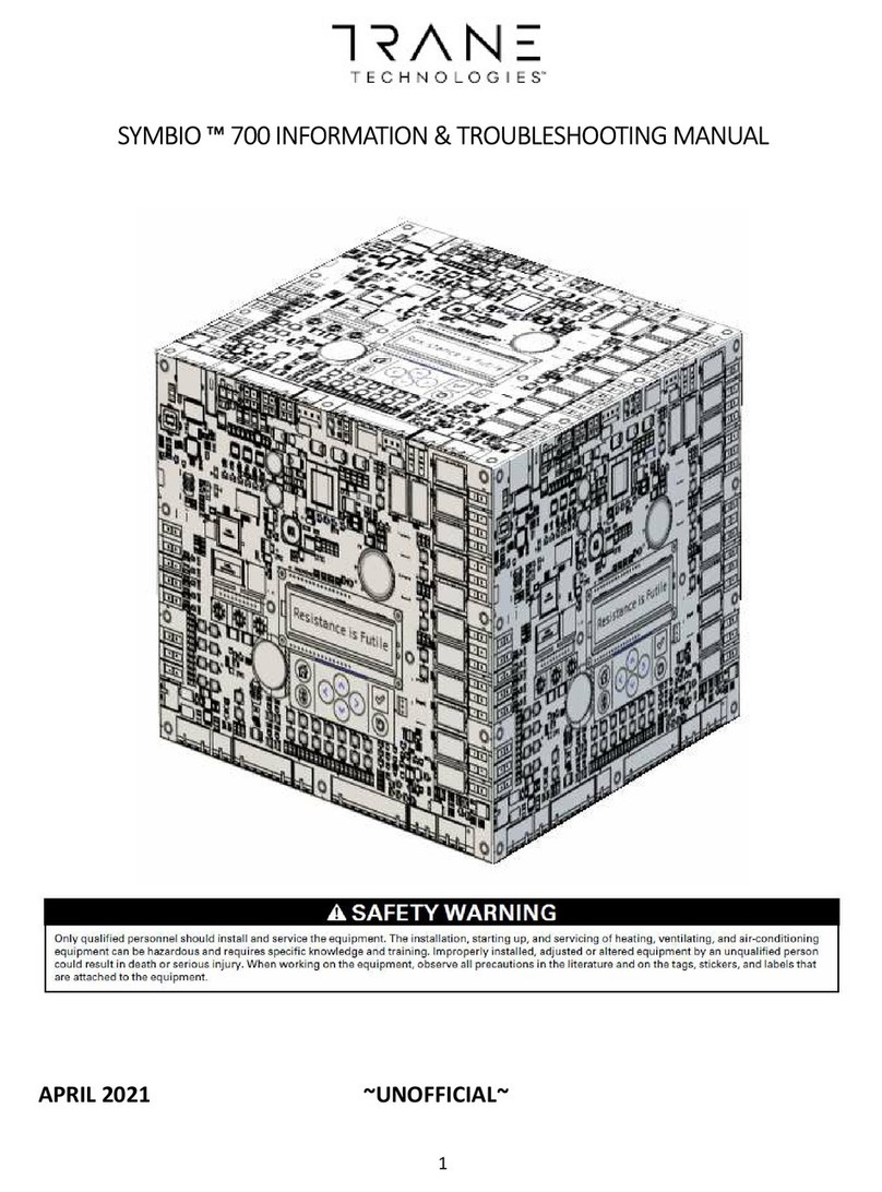 Trane 700 troubleshooting manual