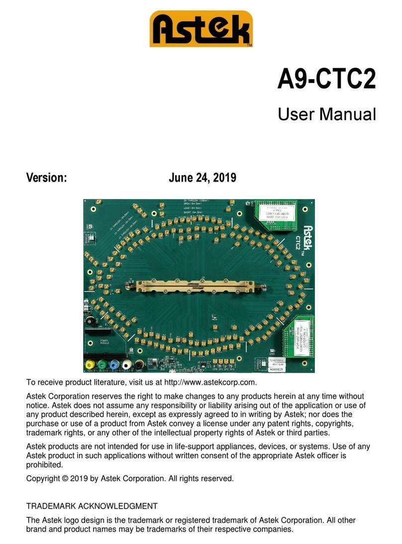 ASTEK A9-CTC2 user manual