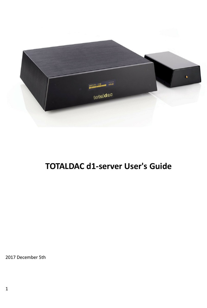 Totaldac D1-server user guide