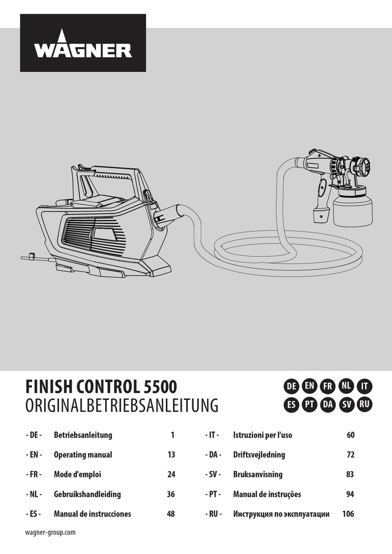 WAGNER FINISH CONTROL 5500 User manual