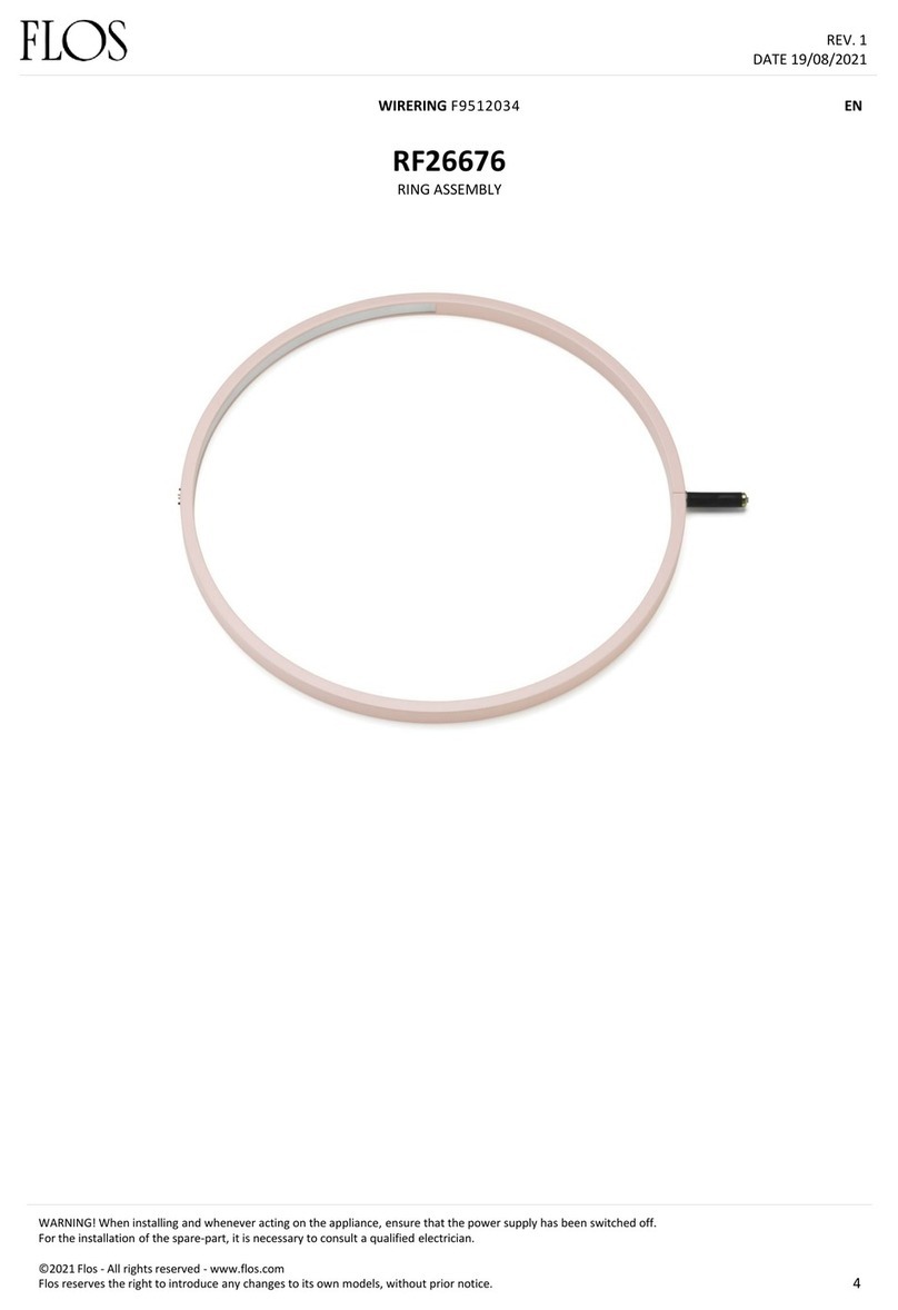 FLOS RF26676 User manual FLOS RF26676 User manual