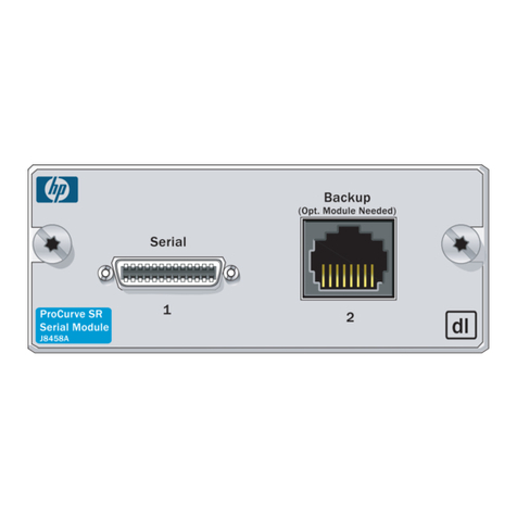 ProCurve J8458A quick start guide
