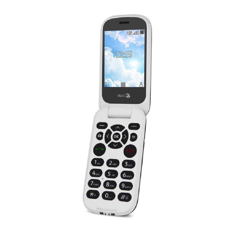 Doro 7070 quick start guide