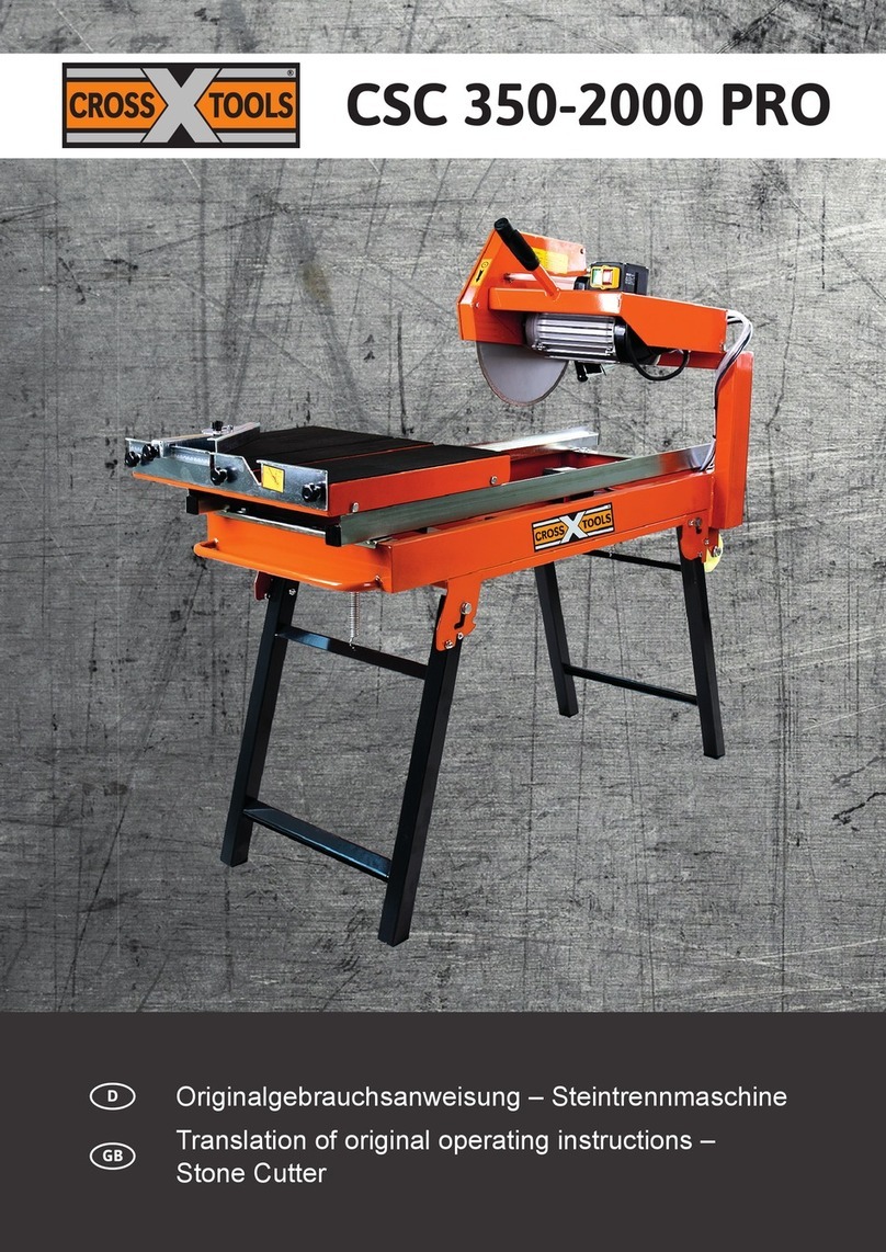 T.I.P. Cross Tools CSC 350-2000 PRO Translation of original operating instructions