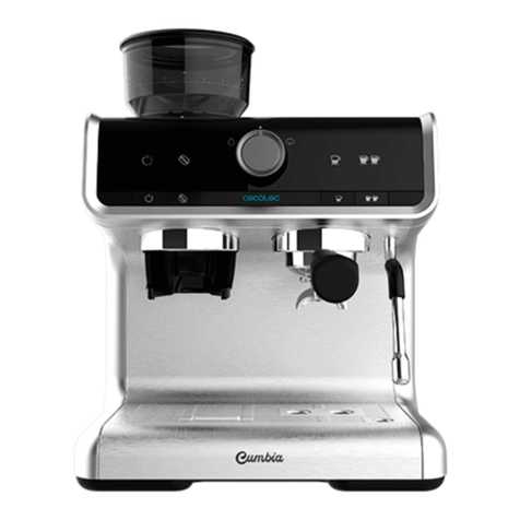 cecotec POWER ESPRESSO 20 BARISTA CREAM instruction manual