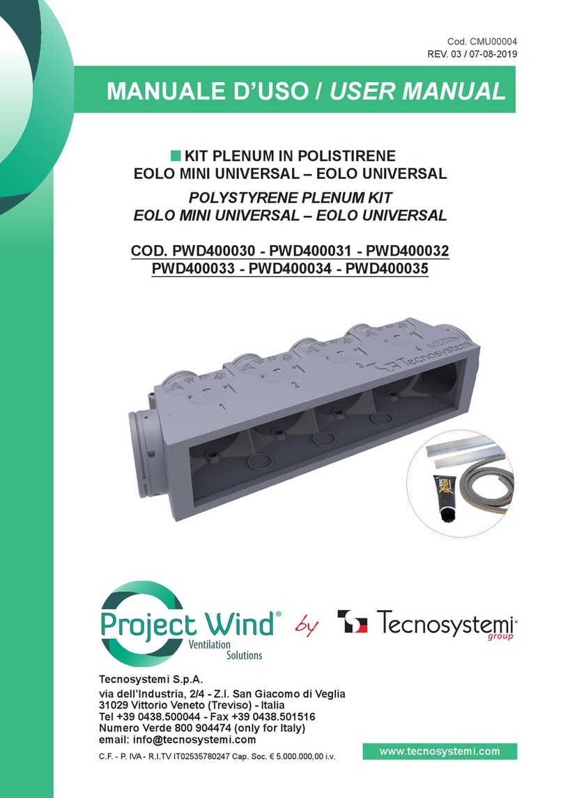 Tecnosystemi EOLO MINI UNIVERSAL user manual