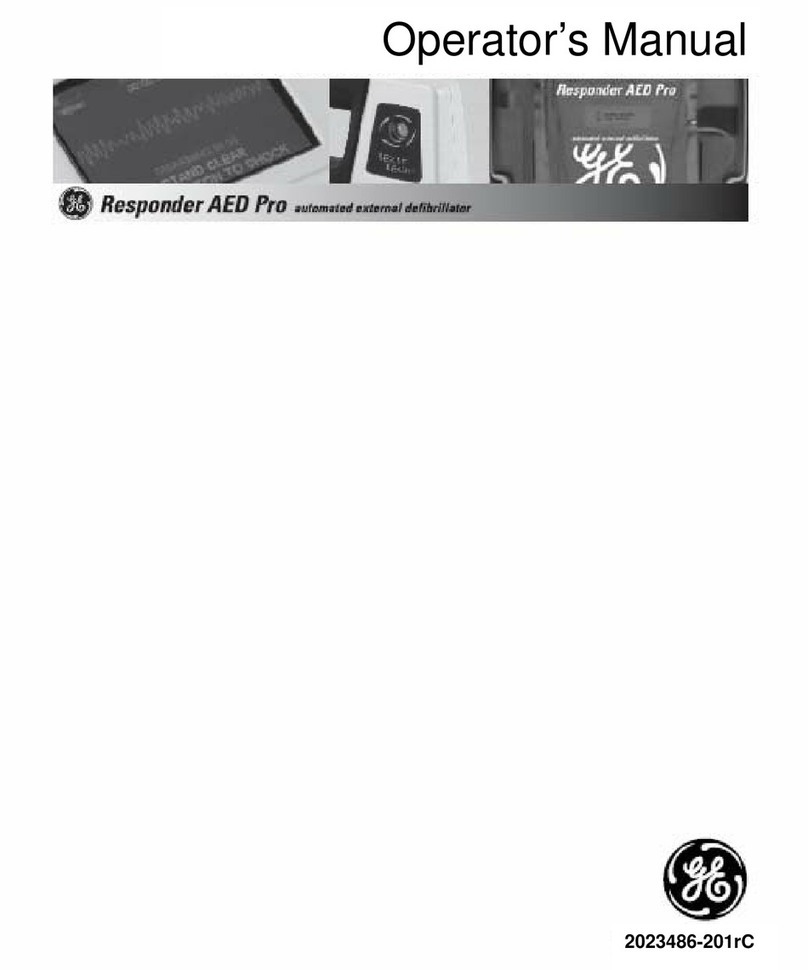 GE AED Pro User manual GE AED Pro User manual