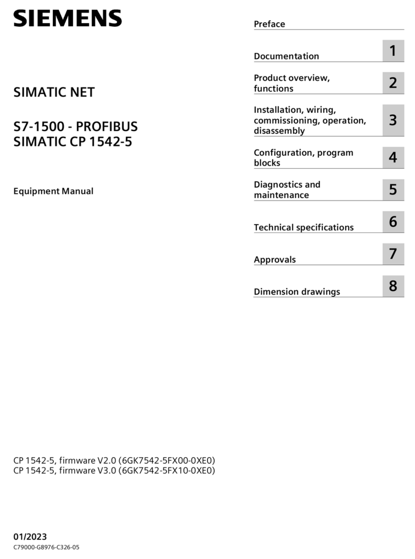 Siemens SIMATIC NET CP 1542-5 Technical Document