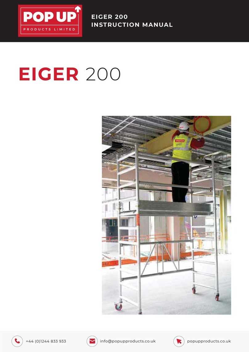 POP UP EIGER 200 instruction manual