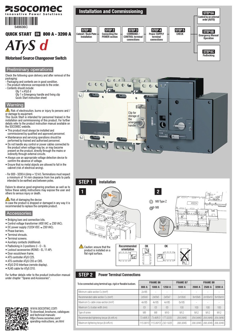 socomec ATyS d Guide