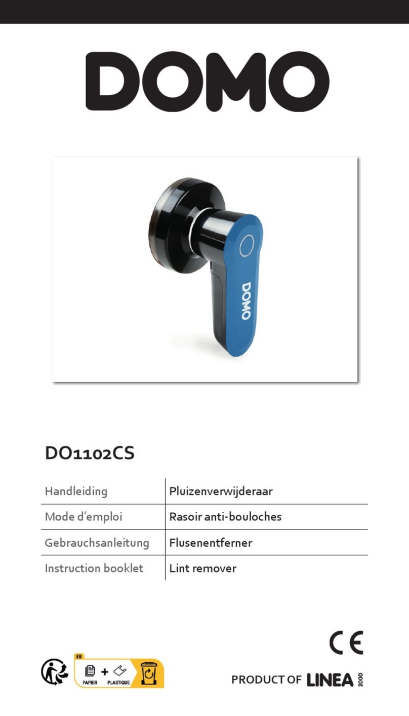 Linea 2000 DOMO DO1102CS Instruction booklet