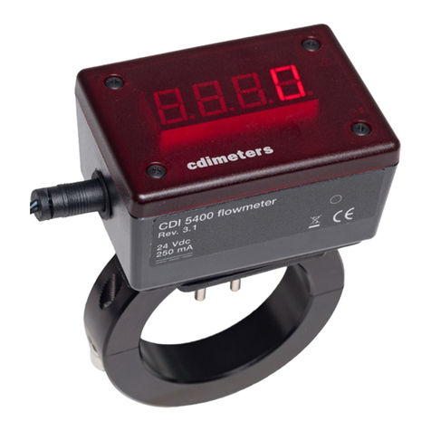 CDI Meters CDI 5400 Installation and operating instructions CDI Meters CDI 5400 Installation and operating instructions