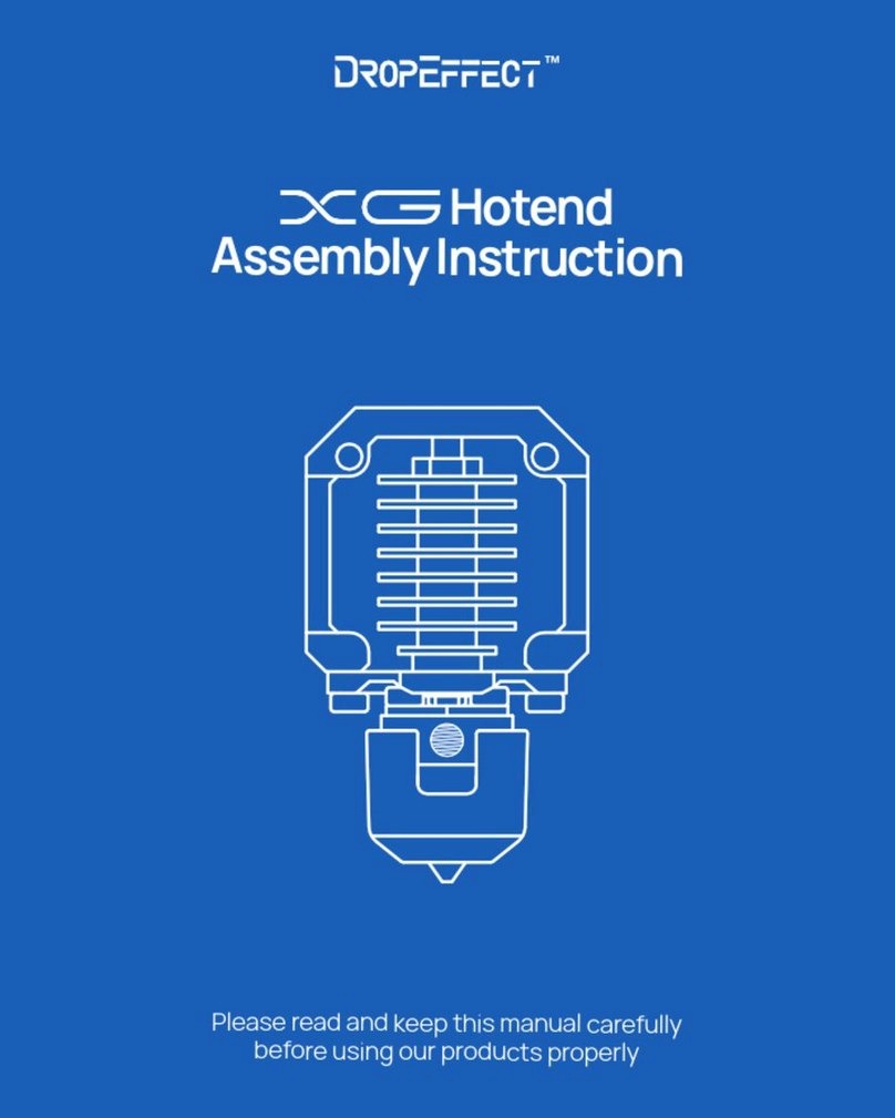 DropEffect XG Hotend Assembly instruction
