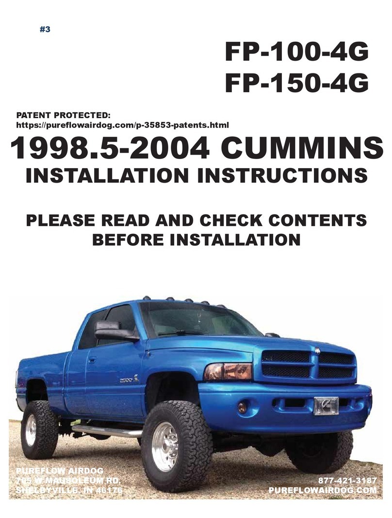 PureFlow AirDog FP-100-4G installation instructions