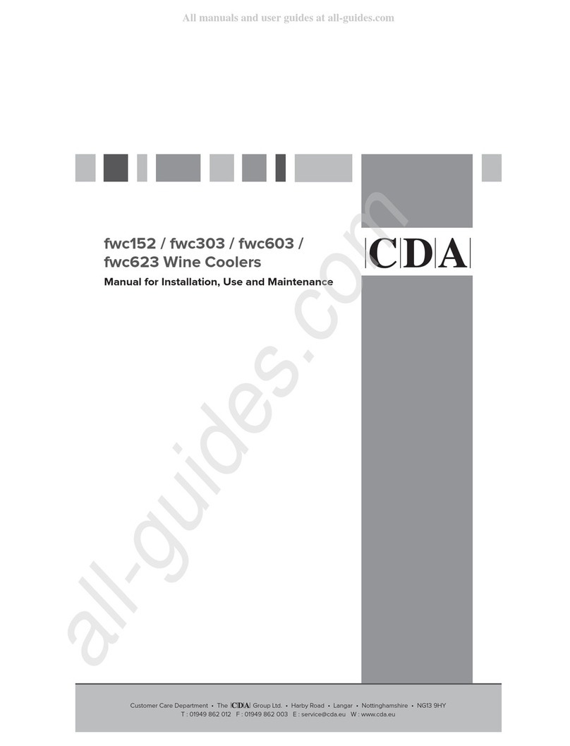 CDA FWC152 Reference manual CDA FWC152 Reference manual