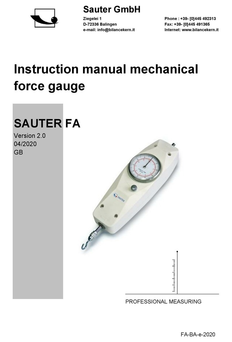 sauter FA User manual sauter FA User manual