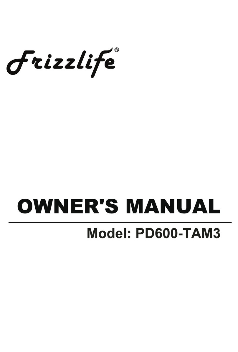 Frizzlife PD600-TAM3 User manual