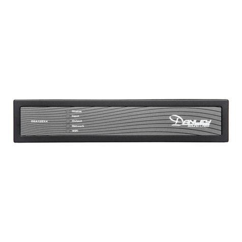 Danley DSA125X4 User manual
