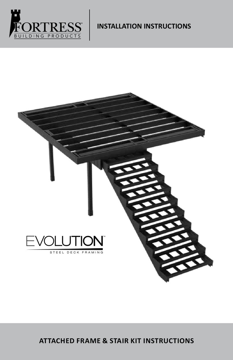 Fortress Building Products EVOLUTION installation instructions Fortress Building Products EVOLUTION installation instructions