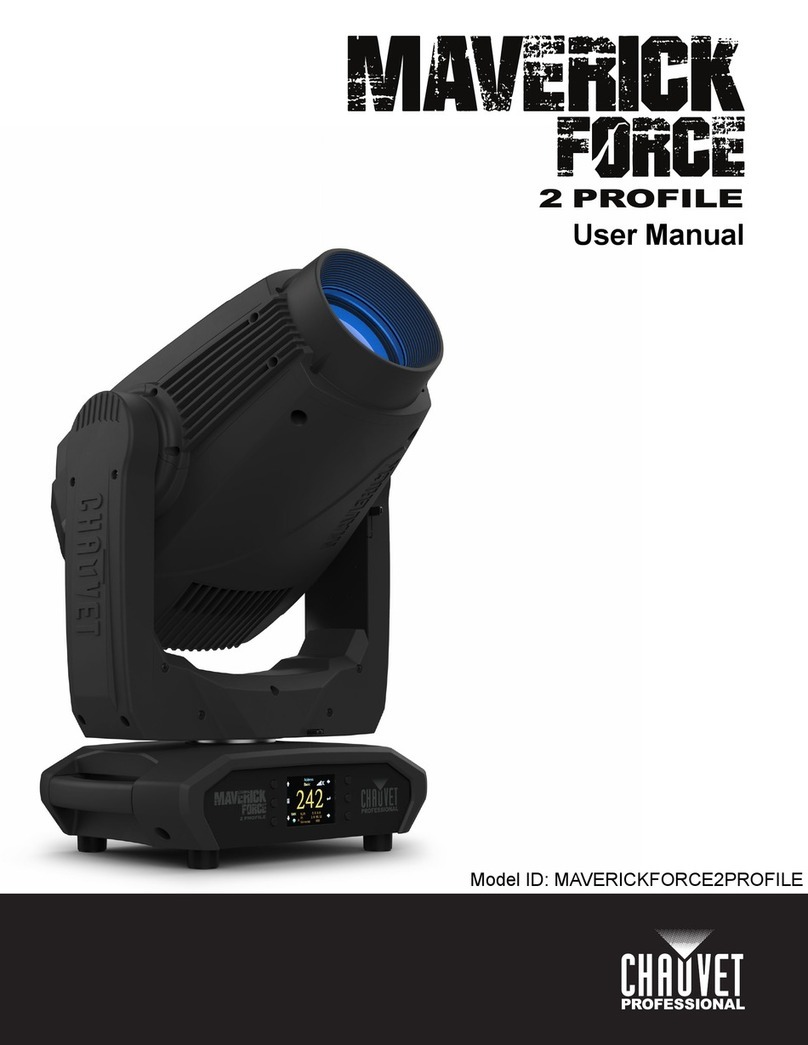 Chauvet Professional Maverick Force 2 Profile user manual Chauvet Professional Maverick Force 2 Profile user manual