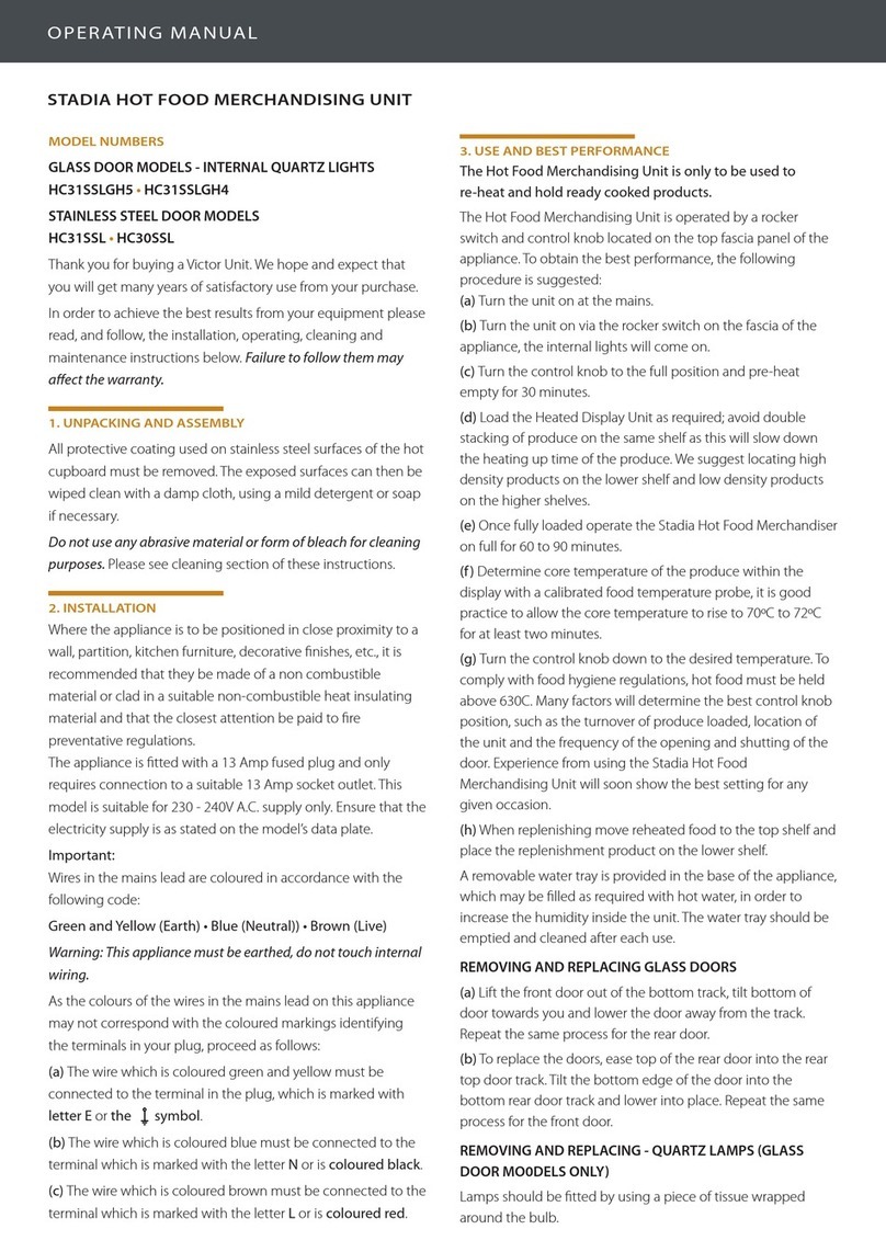 Victor STADIA HC31SSLGH5 operating manual