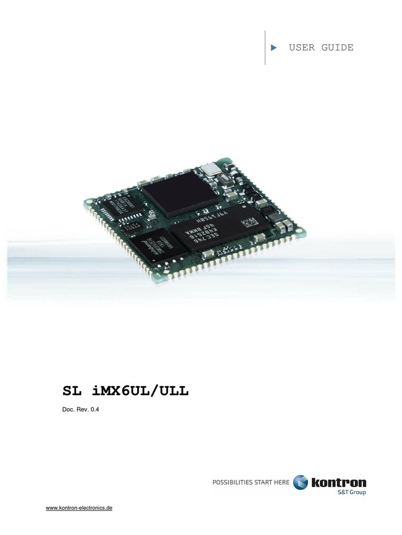 Kontron SL iMX6UL user guide