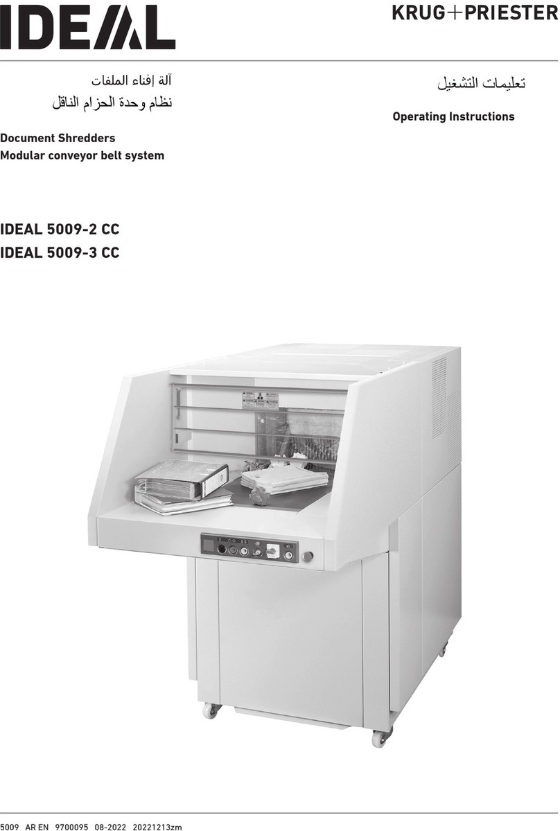 KRUG+PRIESTER IDEAL 5009-2 CC operating instructions