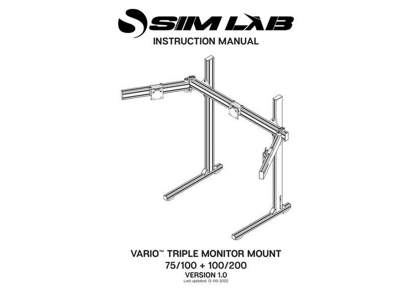 Sim-Lab VARIO TRIPLE MONITOR MOUNT User manual