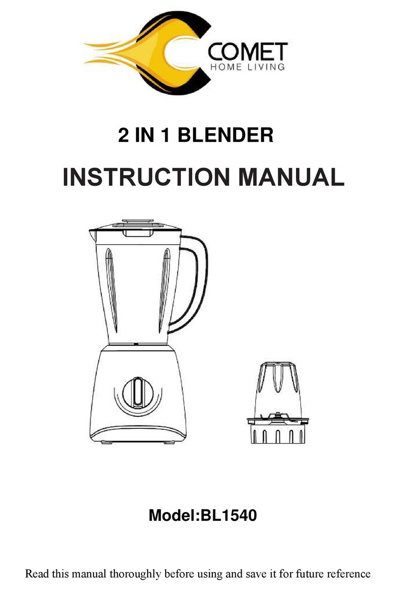 Comet BL1540 instruction manual