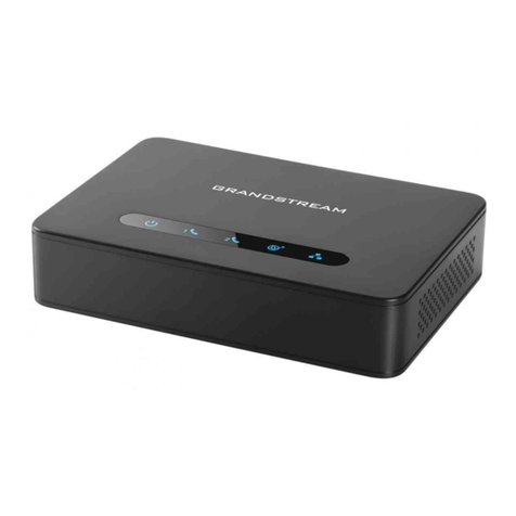 Grandstream Networks HT812 Instruction Manual Grandstream Networks HT812 Instruction Manual